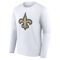 Men's New Orleans Saints Team Authentic Personalized Name & Number Long Sleeve T-Shirt