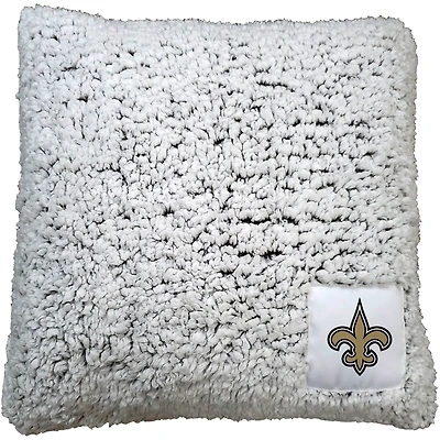 Oreiller Frosty Sherpa 16'' x 16'' Saints de la Nouvelle-Orléans