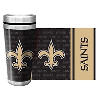 New Orleans Saints 16oz. Tasse de voyage en papier peint enveloppant