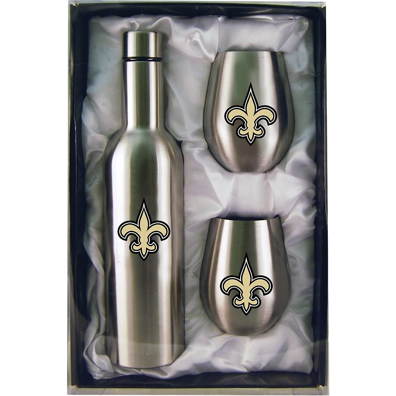 Saints de la Nouvelle-Orléans 28 oz. Bouteille et 12 oz. Ensemble de gobelets