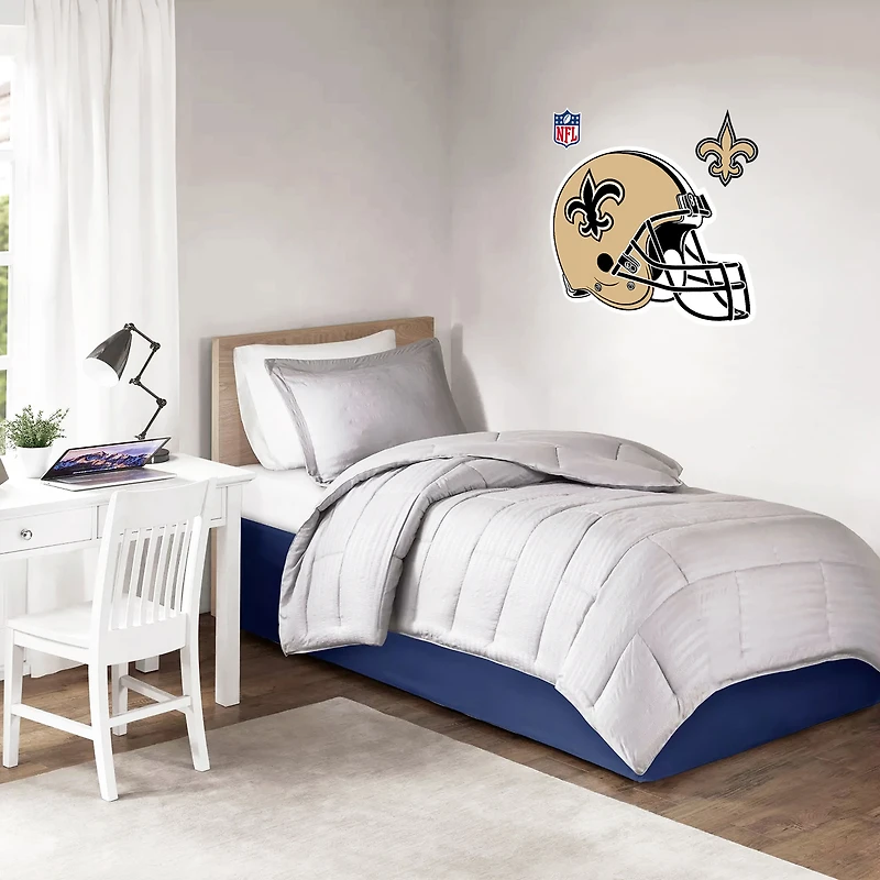 New Orleans Saints - Sticker mural repositionnable pour casque d'équipe 36''