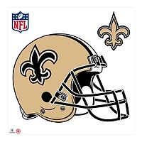 New Orleans Saints - Sticker mural repositionnable pour casque d'équipe 36''