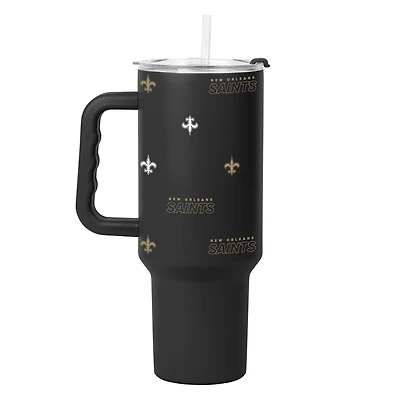 Verre à revêtement en poudre Step and Repeat de 40 oz des Saints de la Nouvelle-Orléans