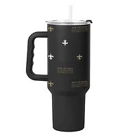 Verre à revêtement en poudre Step and Repeat de 40 oz des Saints de la Nouvelle-Orléans