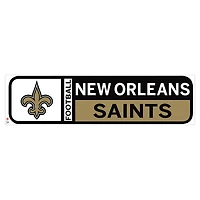 New Orleans Saints 90'' x 23'' Team Logo Repositionable Wall - Decal