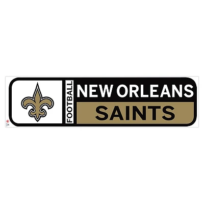 New Orleans Saints 90'' x 23'' Team Logo Repositionable Wall - Decal