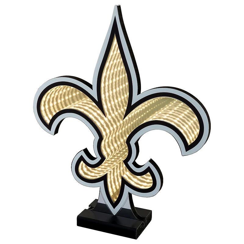 Lampe LED Infinity avec logo des Saints de la Nouvelle-Orléans