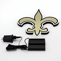 Lampe LED Infinity avec logo des Saints de la Nouvelle-Orléans