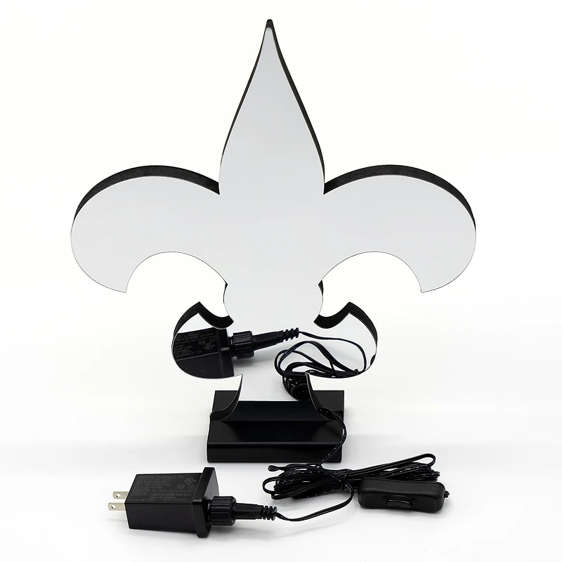 Lampe LED Infinity avec logo des Saints de la Nouvelle-Orléans