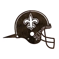 New Orleans Saints Metal Garden Art Helmet Spike