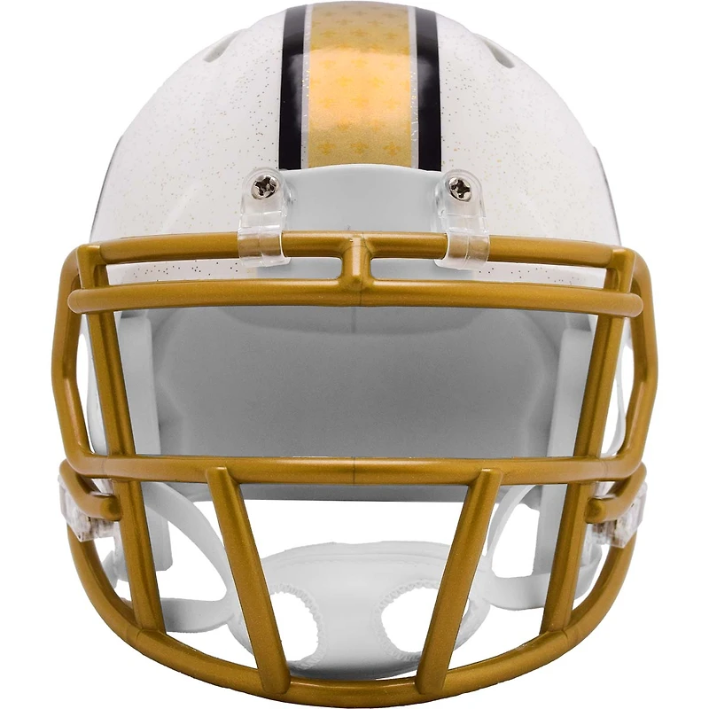 New Orleans Saints Riddell 2025 On-Field Alternate Speed Mini Helmet