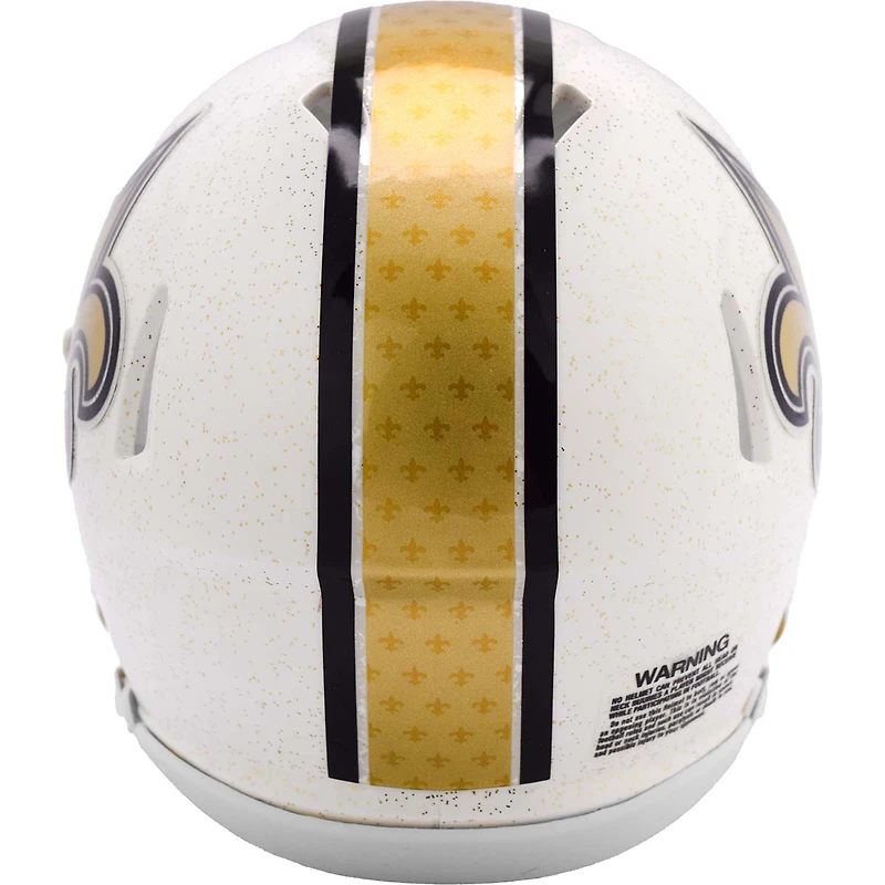 New Orleans Saints Riddell 2025 On-Field Alternate Speed Mini Helmet