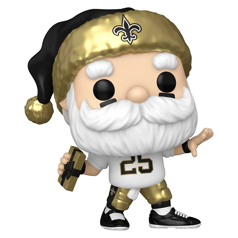 Figurine en vinyle exclusive Fanatics 2024 Funko Pop! du Père Noël des New Orleans Saints