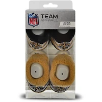 Newborn & Infant For Bare Feet New Orleans Saints Two-Pack Dots and Stripes - Booties Set