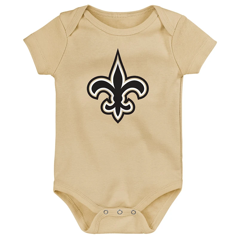 Newborn & Infant New Orleans Saints Team Starter 3-Pack Bodysuit Set