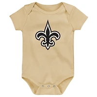 Newborn & Infant New Orleans Saints Team Starter 3-Pack Bodysuit Set