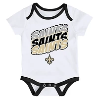 OSC SAINT WHITE BLAC SP22 NFL NOUVEAU-NÉ MONTEREY TIE DYE CREEPER SET INFGIFPCK