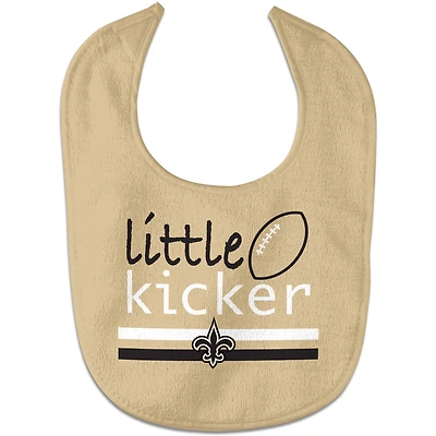 Nouveau-né et nourrisson WinCraft New Orleans Saints Little Kicker All Pro - Bavoir pour bébé