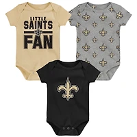 Ensemble 3 pièces pour nouveau-né Little Tike des Saints de la Nouvelle-Orléans Outerstuff