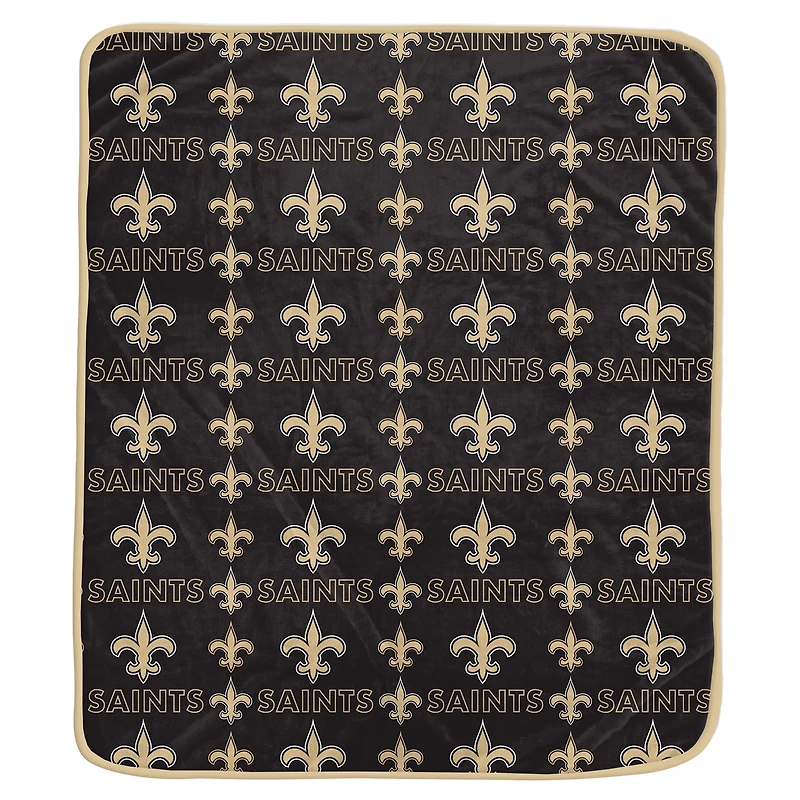 Ensemble de couvertures deux pièces Pegasus New Orleans Saints 60" x 70" Home & Away