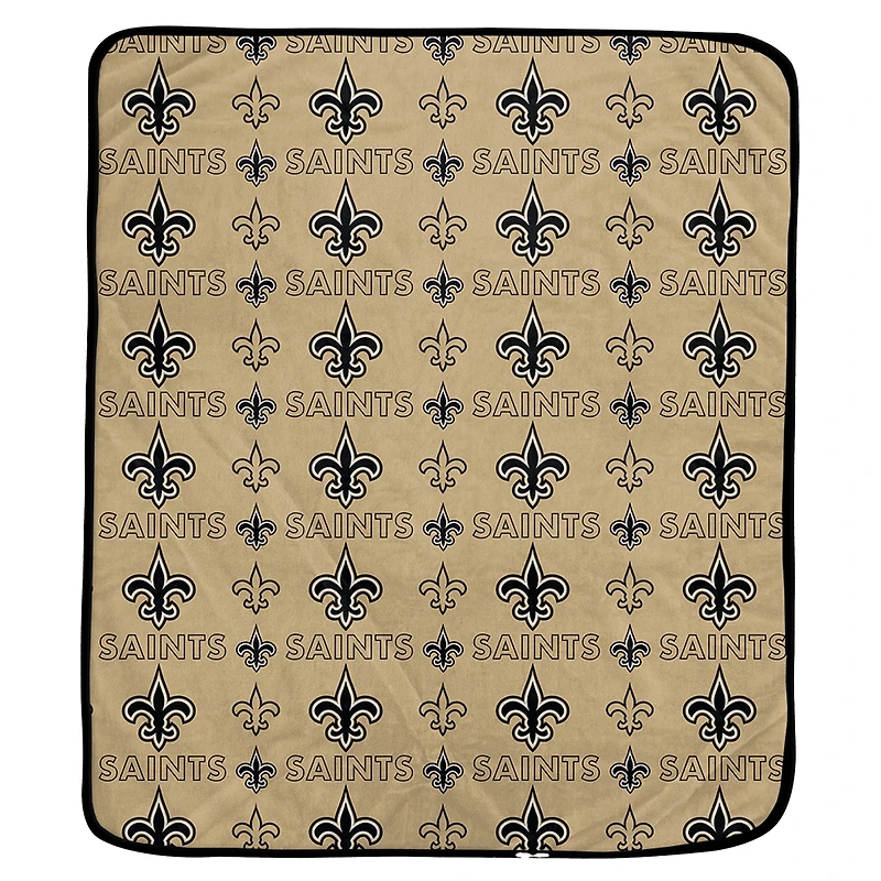 Ensemble de couvertures deux pièces Pegasus New Orleans Saints 60" x 70" Home & Away