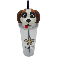 Gobelet Pegasus New Orleans Saints avec couvercle mascotte (680 ml)