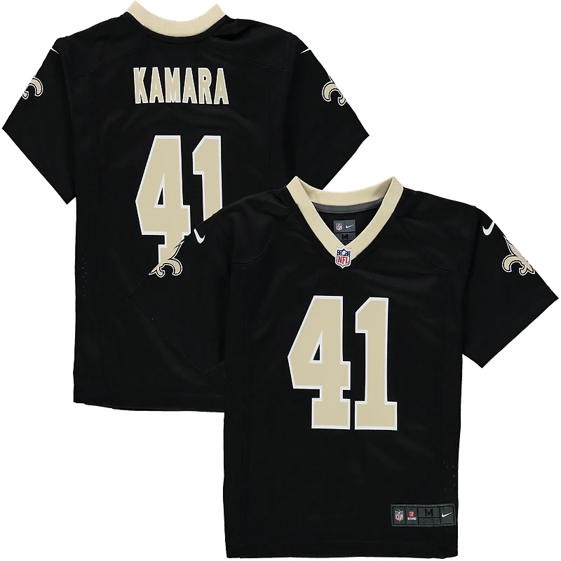 Preschool Nike Alvin Kamara Black New Orleans Saints Game Jersey