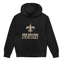 Preschool Outerstuff  Black New Orleans Saints Back to Basics Hoodie