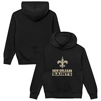 Preschool Outerstuff  Black New Orleans Saints Back to Basics Hoodie