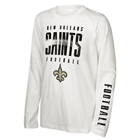 Preschool Outerstuff New Orleans Saints The Mix Combo T-Shirt Set