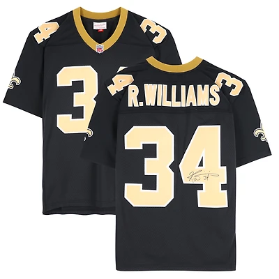 Ricky Williams New Orleans Saints Autographed Black Mitchell & Ness Legacy Jersey
