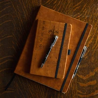 Ensemble-cadeau bloc-notes et stylo gravés au laser New Orleans Saints de Sparo