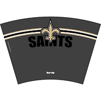 Gobelet classique Tervis New Orleans Saints de 24 oz avec couvercle à paille Go the Distance