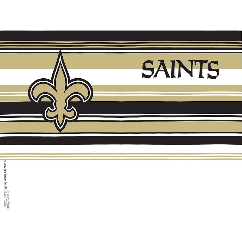 Tervis Saints de la Nouvelle-Orléans 24oz. Gobelet classique à rayures Hype