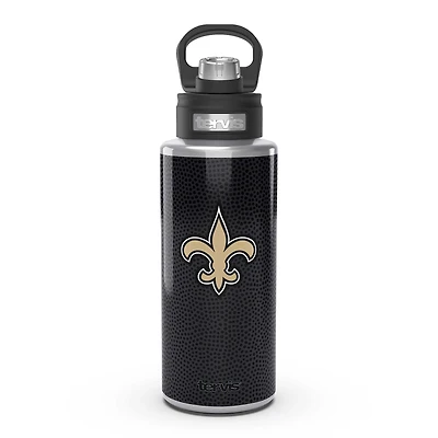 Tervis Saints de la Nouvelle-Orléans 32oz. Bouteille d'eau en cuir à large goulot