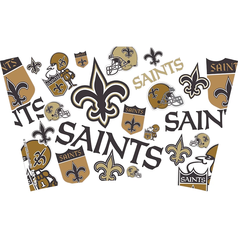 Tervis New Orleans Saints Pack de deux 16oz. Ensemble de gobelets classiques Allover