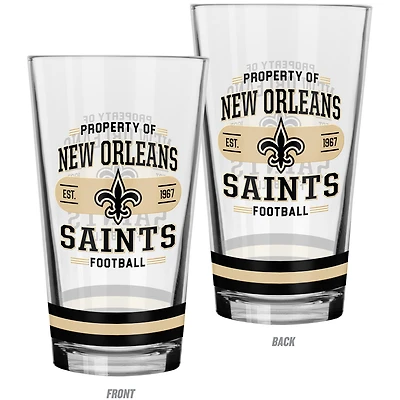 The Sports Vault New Orleans Saints Lot de 2 verres à mélanger