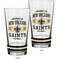 The Sports Vault New Orleans Saints Lot de 2 verres à mélanger