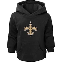 Sweat à capuche noir avec logo New Orleans Saints pour tout-petit