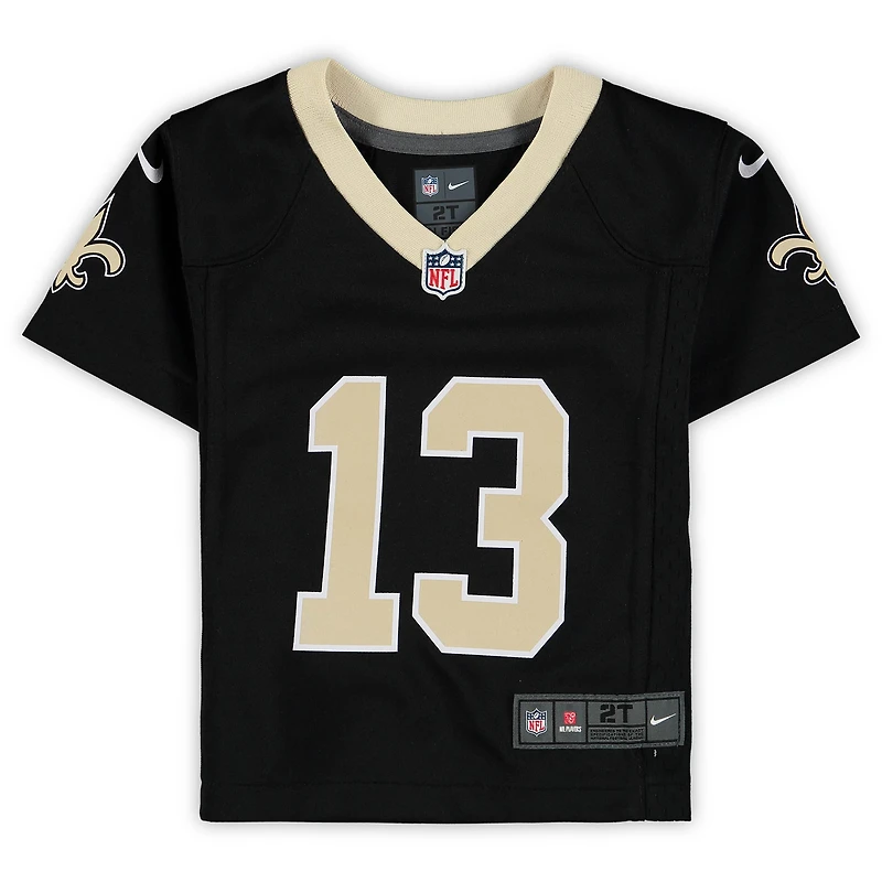 Maillot de match Nike Michael Thomas des Saints la Nouvelle-Orléans noir pour tout-petit