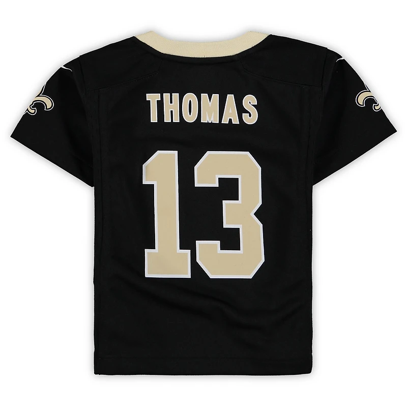 Maillot de match Nike Michael Thomas des Saints la Nouvelle-Orléans noir pour tout-petit