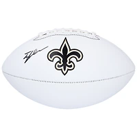 Tyler Shough New Orleans Saints Autographed Franklin White Panel Football