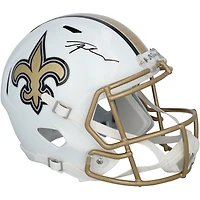 Tyler Shough New Orleans Saints Autographed Riddell 2025 Alternate Speed Replica Helmet