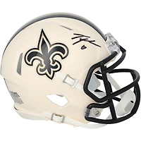 Tyler Shough New Orleans Saints Autographed Riddell Retro Speed Mini Helmet