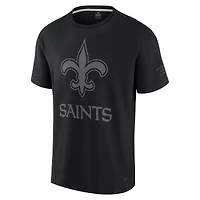T-shirt unisexe noir emblématique New Orleans Saints Elements Fanatics