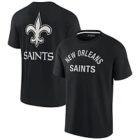 Unisex Fanatics  Black New Orleans Saints Signature Elements T-Shirt
