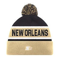 Unisex Starter Gold New Orleans Saints Cuffed Knit Hat with Pom