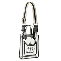 WEAR by Erin Andrews Sac à bandoulière transparent New Orleans Saints Stadium avec pochette à monnaie