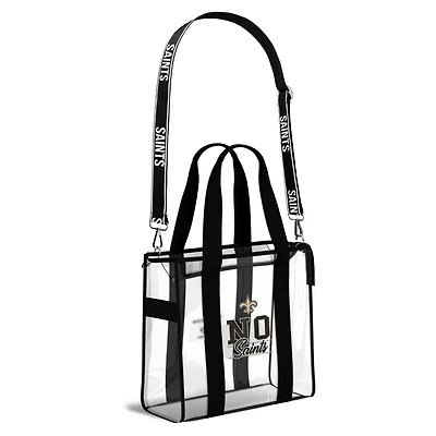 Sac fourre-tout WEAR by Erin Andrews New Orleans Saints Stadium avec bordure aux couleurs de l'équipe