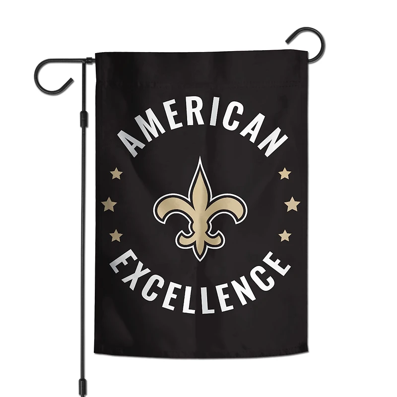WinCraft New Orleans Saints 12" x 18" Double-Sided America 250 Garden Flag